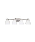 4 Light Vanity Brushed Nickel S157