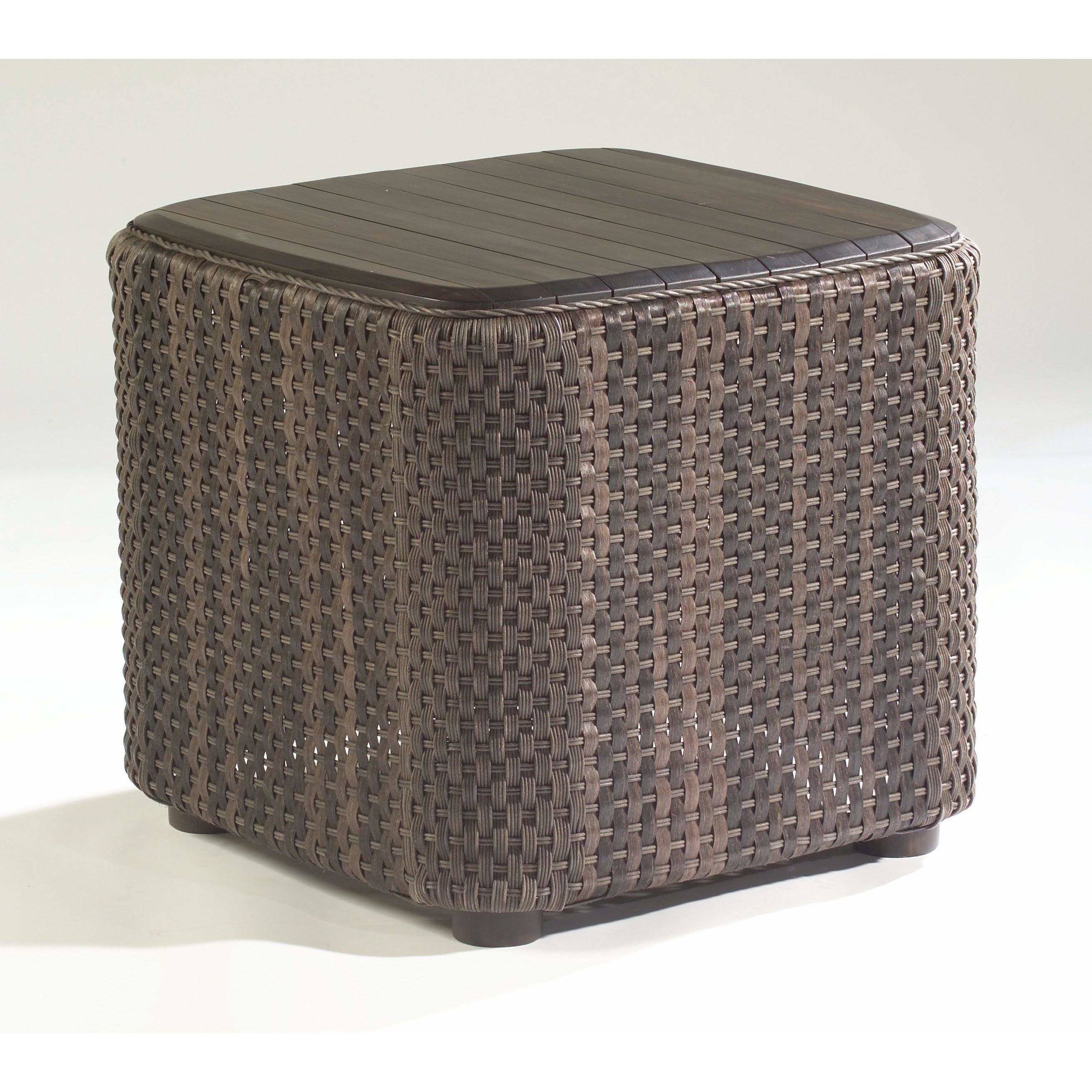 Teak Top End Table C42819