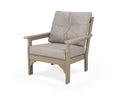 Vineyard Deep Seating Chair in Vintage Sahara / Weathered Tweed E635