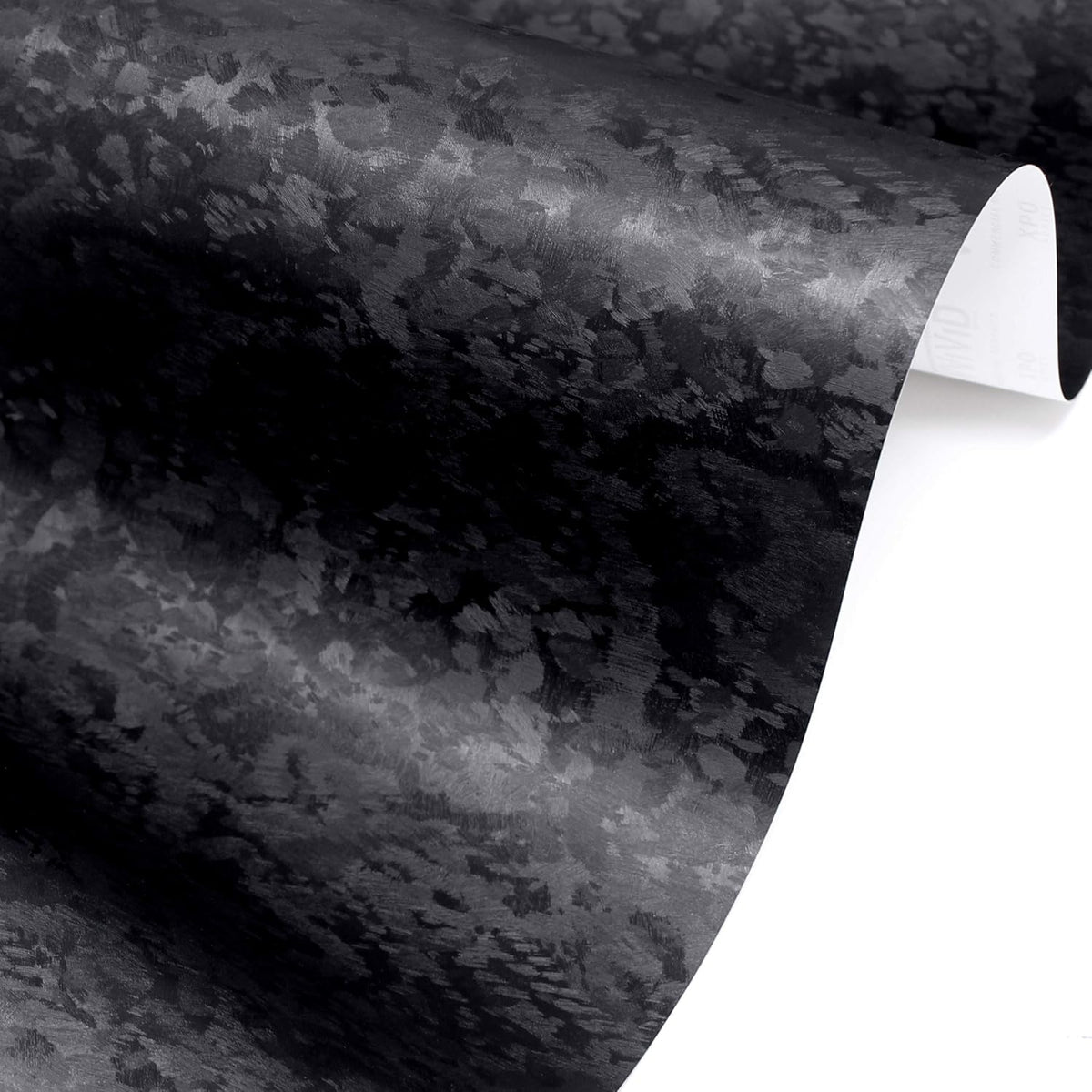 Black Forged Brushed Carbon Fiber Vinyl Wrap 6ft x 5ft Pack of 2 A4492