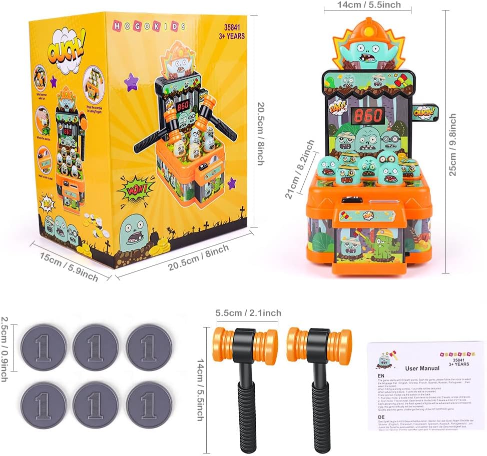Whack Game Mole Toy with 2 Hammers V74906