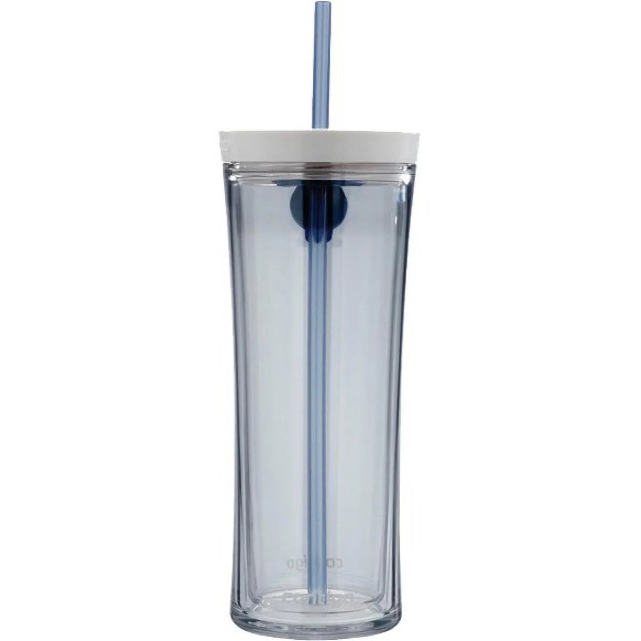 20 Oz Clear Tumbler with Straw V673