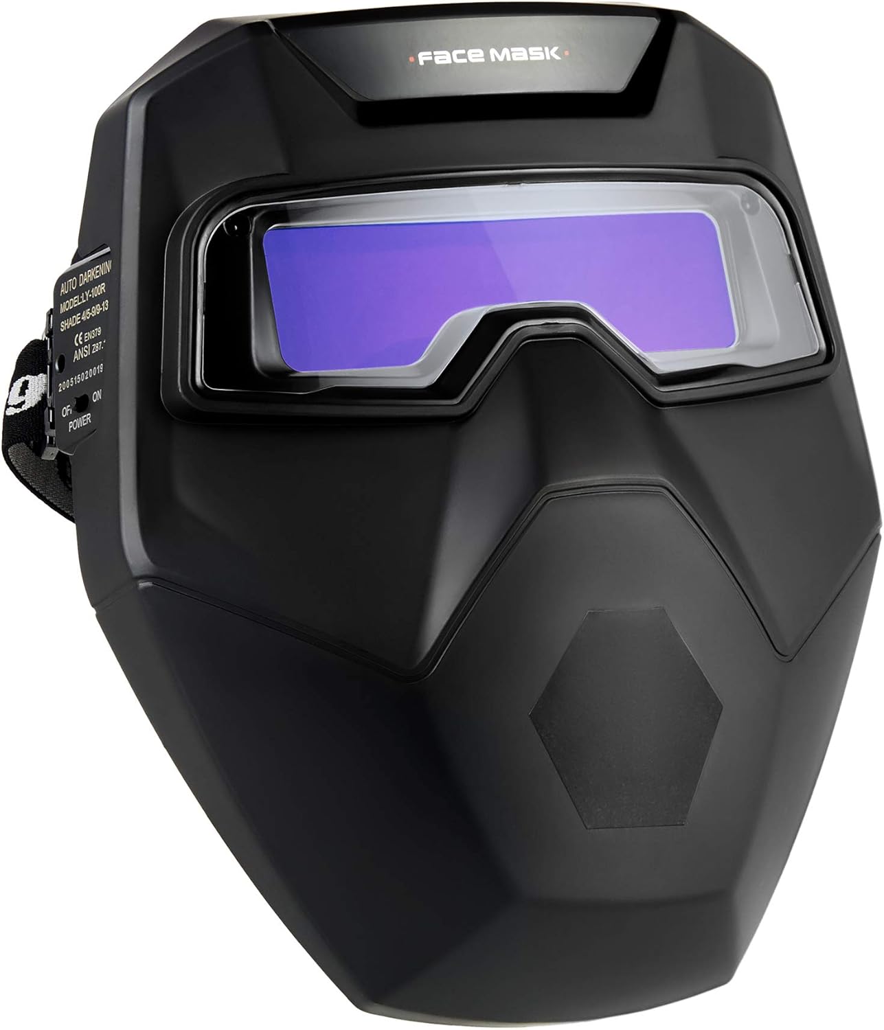 Auto Darkening Welding Goggles with Face Shield, Black Pack of 2 F325148