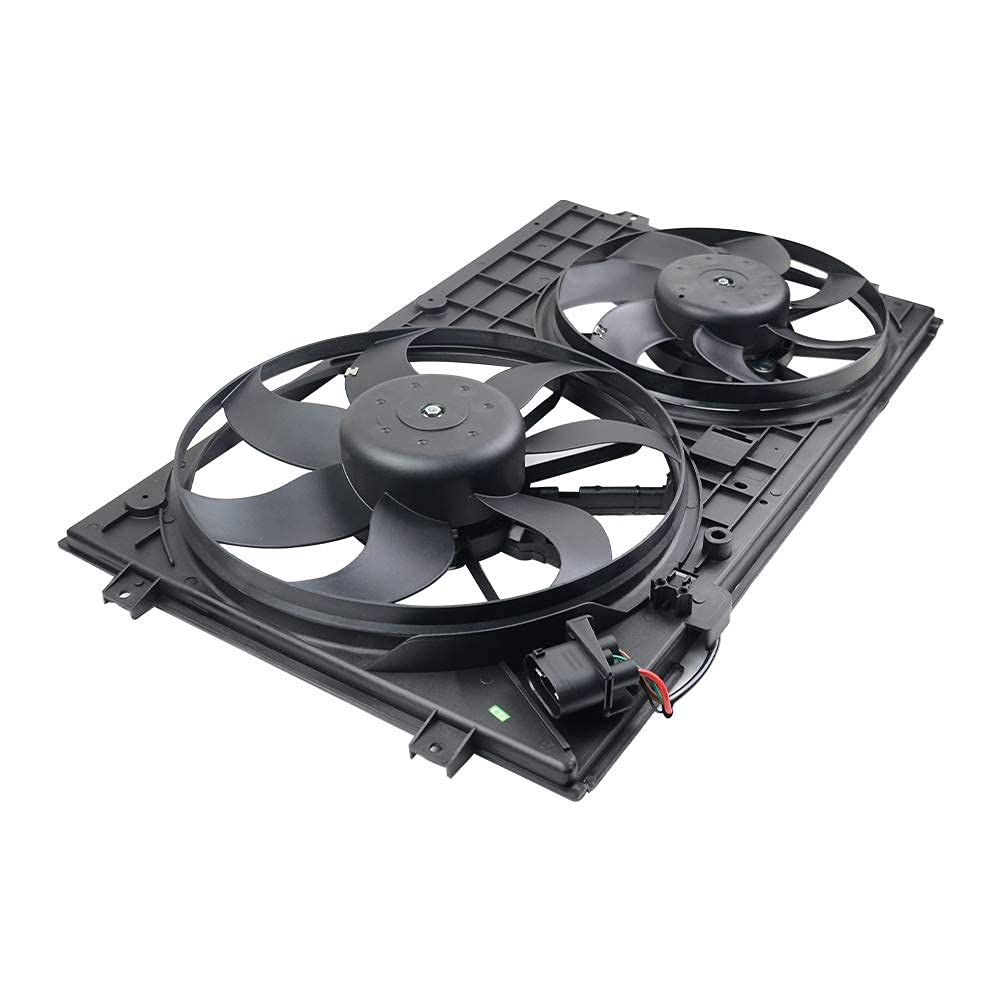 Engine Radiator Dual Cooling Fan Motor Assembly Replacement C815