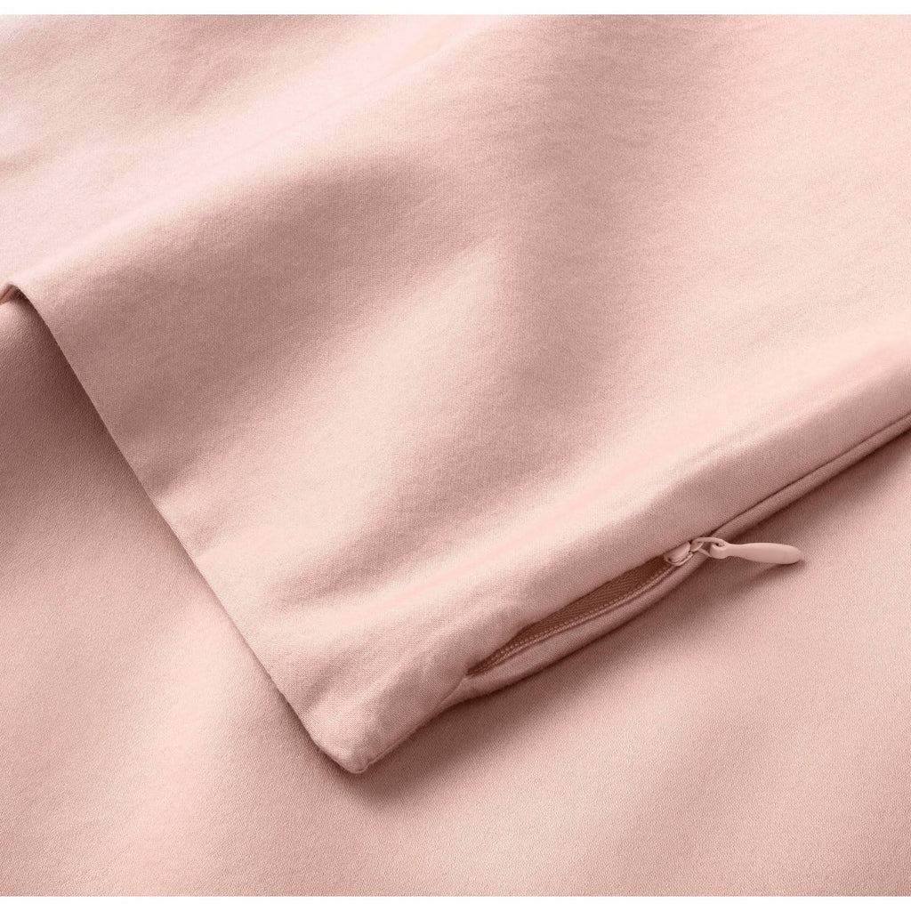 Blush Washed Sateen Duvet & Sham Set J82830