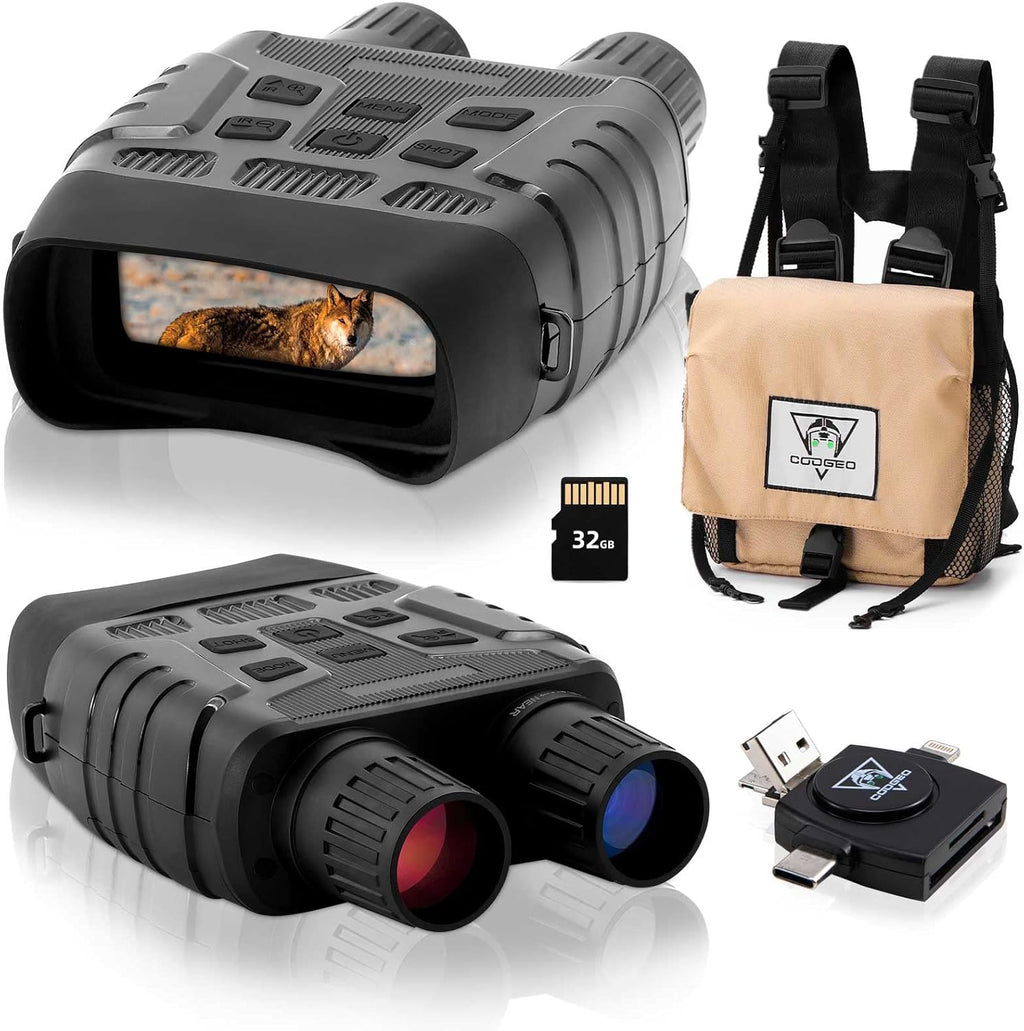 Digital Night Vision Goggles with Harness Bag and 32GB Card F323279
