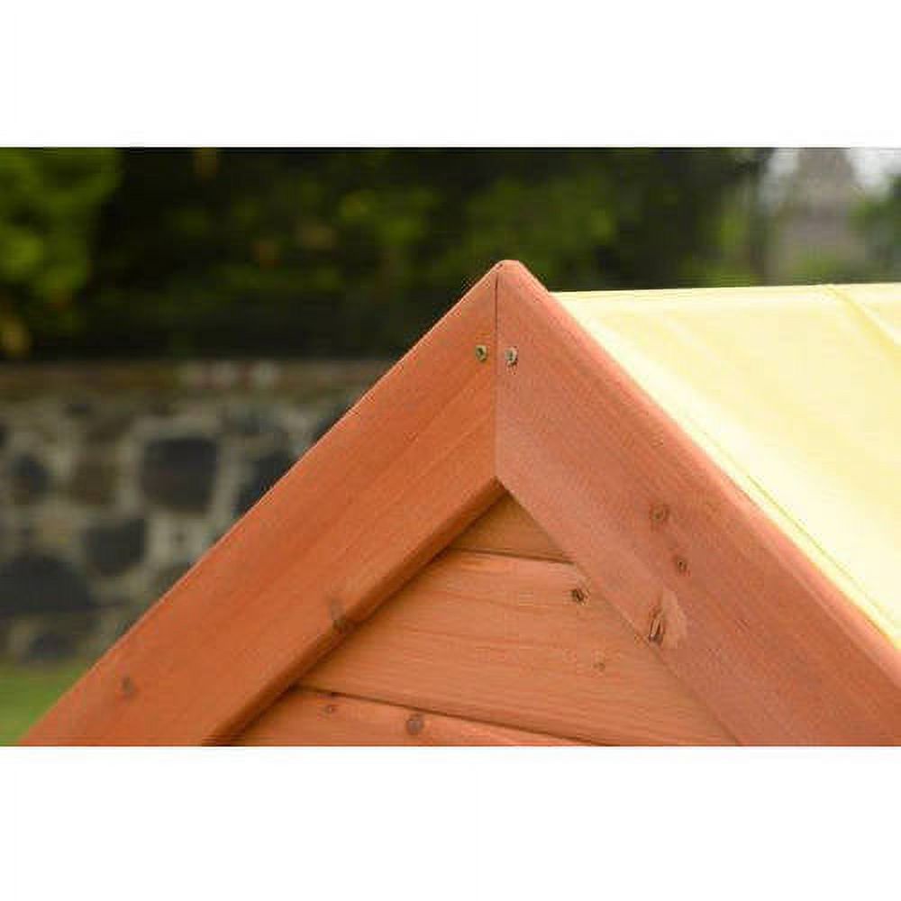 Wood Playhouse with Slide C671380