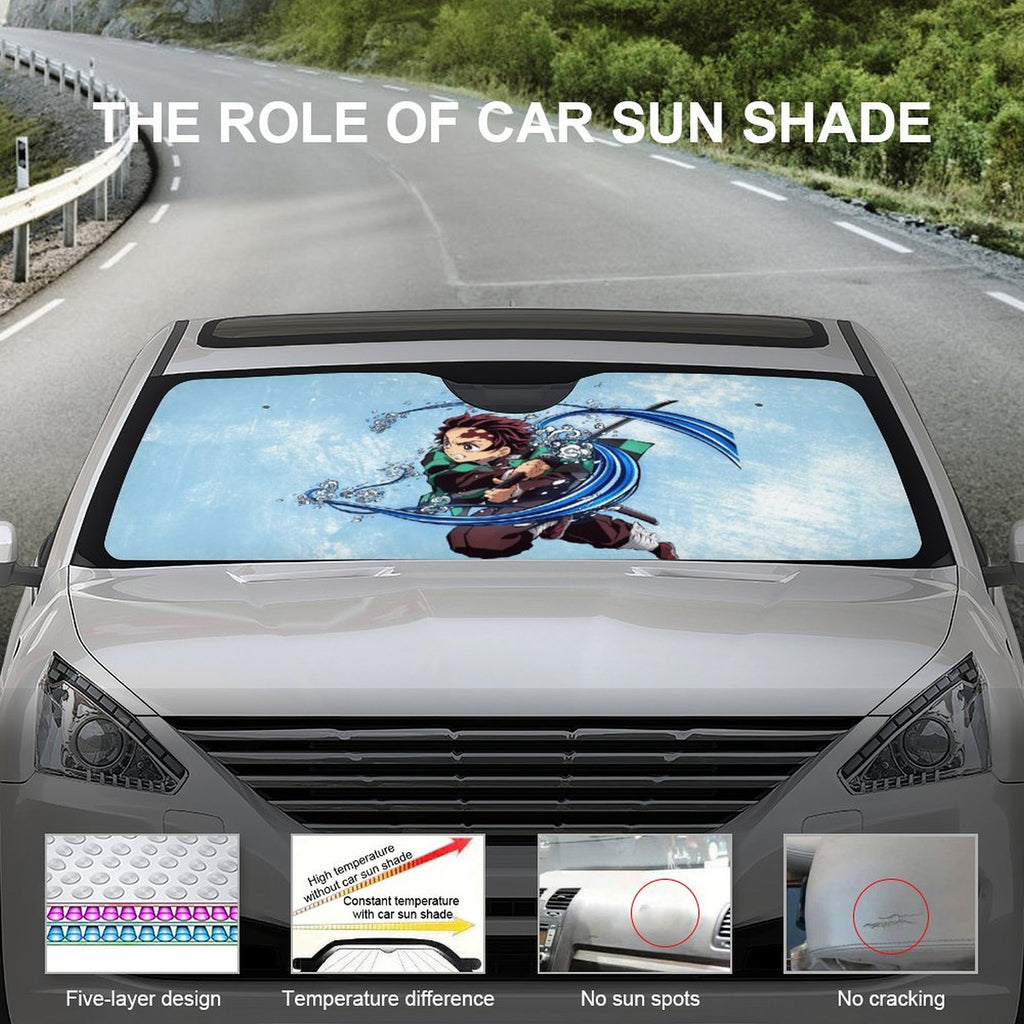 Foldable Reflective Car Windshield Sunshade M916