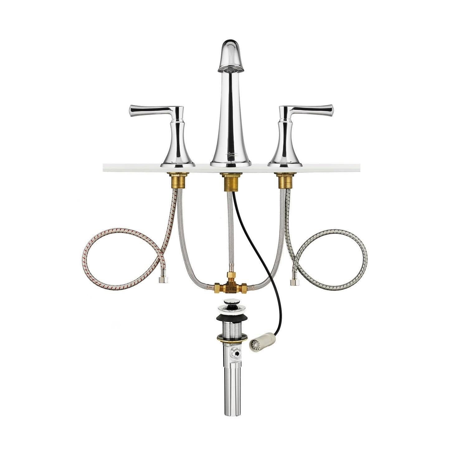 Polished Nickel Widespread Bathroom Faucet L68122