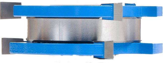 Carbide Tipped 3-Wing Tongue & Groove Reversible Stile & Rail 2-13/32 Dia x 3/4 Cut E169