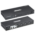 Dual Monitor KVM Switch 4 DisplayPort PCs + 2 DisplayPort Monitors 4K@60Hz Black N60925