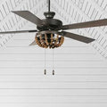 52x22 5-Blade Standard Ceiling Fan with Pull Chain and Light Kit S833893