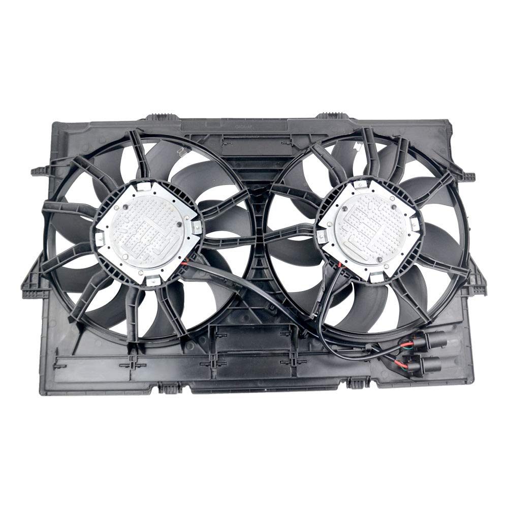 Engine Radiator Dual Cooling Fan Motor Assembly Replacement C815