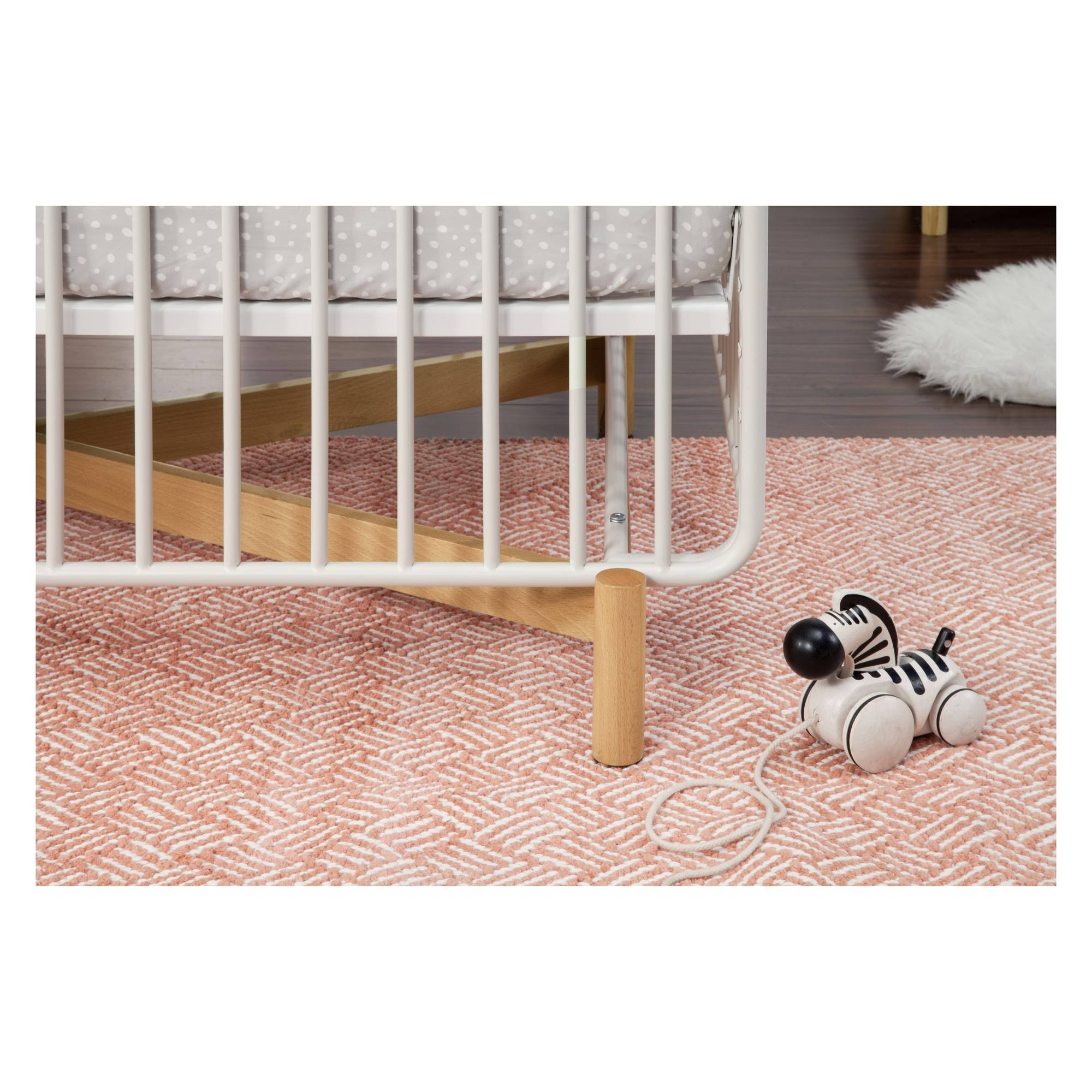 Metal Crib with Toddler Bed Conversion Kit G3368