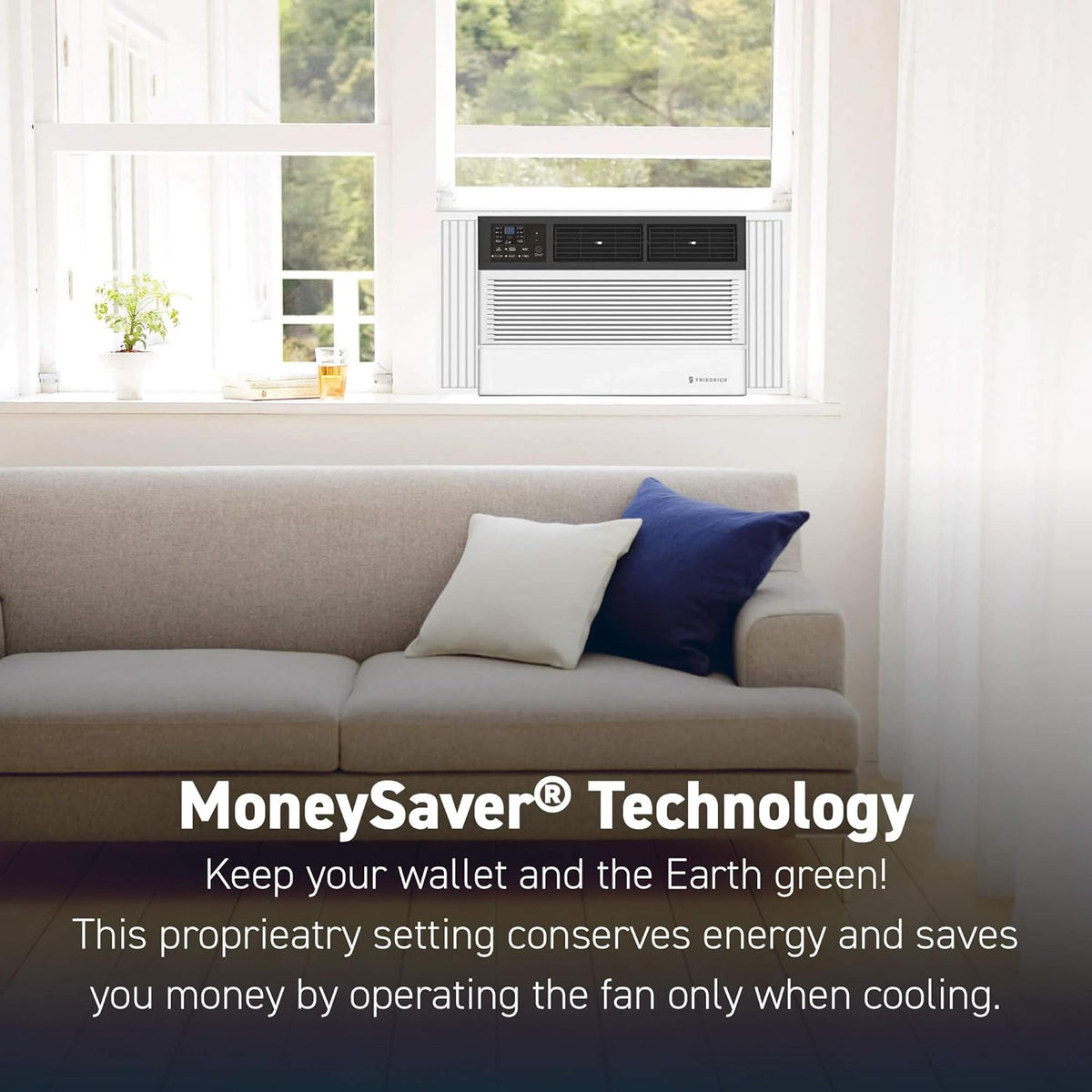 White Smart Air Conditioner Wall & Window Unit, 18,000 BTU Z274568