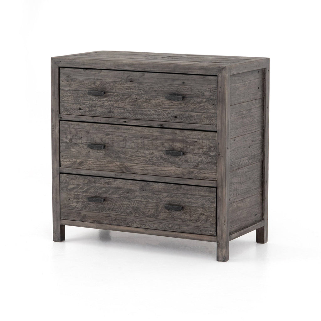 Rustic Black Olive 3-Drawer Dresser X40049
