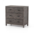 Rustic Black Olive 3-Drawer Dresser X40049