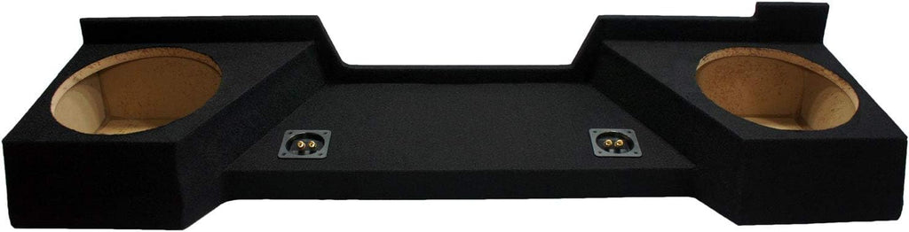 Dual 12 Subwoofer Sub Box Speaker Enclosure for Full Size Extended Cab Truck E235