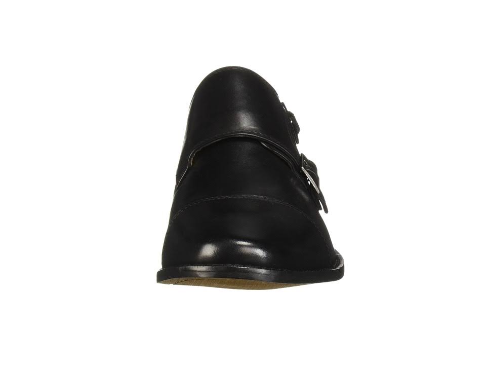 Black Double Monk Strap Shoes L9367