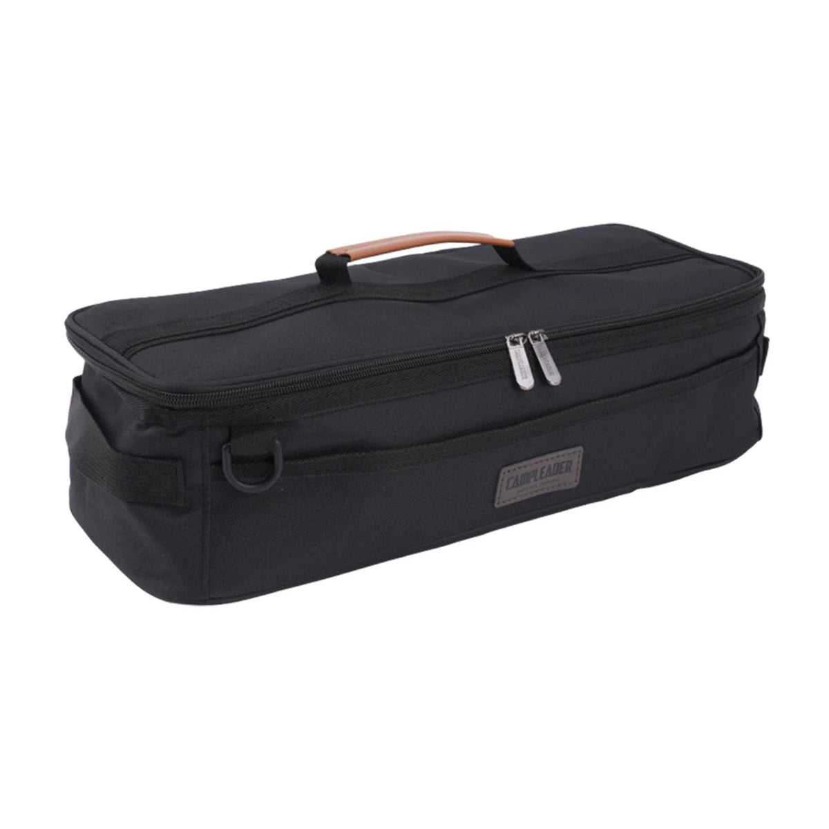 Tent Pole Bag with Handle Pockets Storage Bag for Hiking Travel black H577356