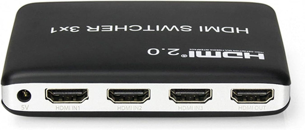 3 Port HDMI Switch HDMI2.0 4K@60Hz with IR Wireless Remote Control, Pack of 2 Y362