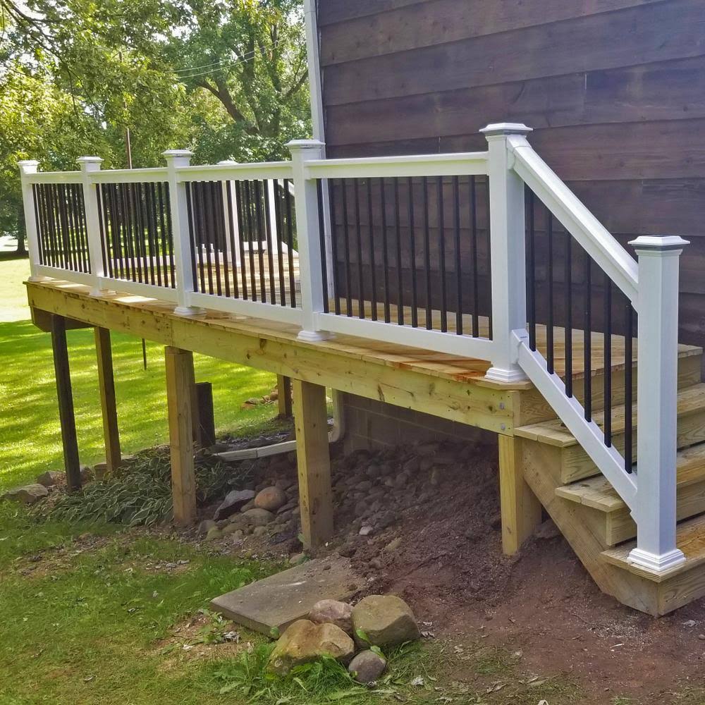 Vinyl White Railing Kit X4827