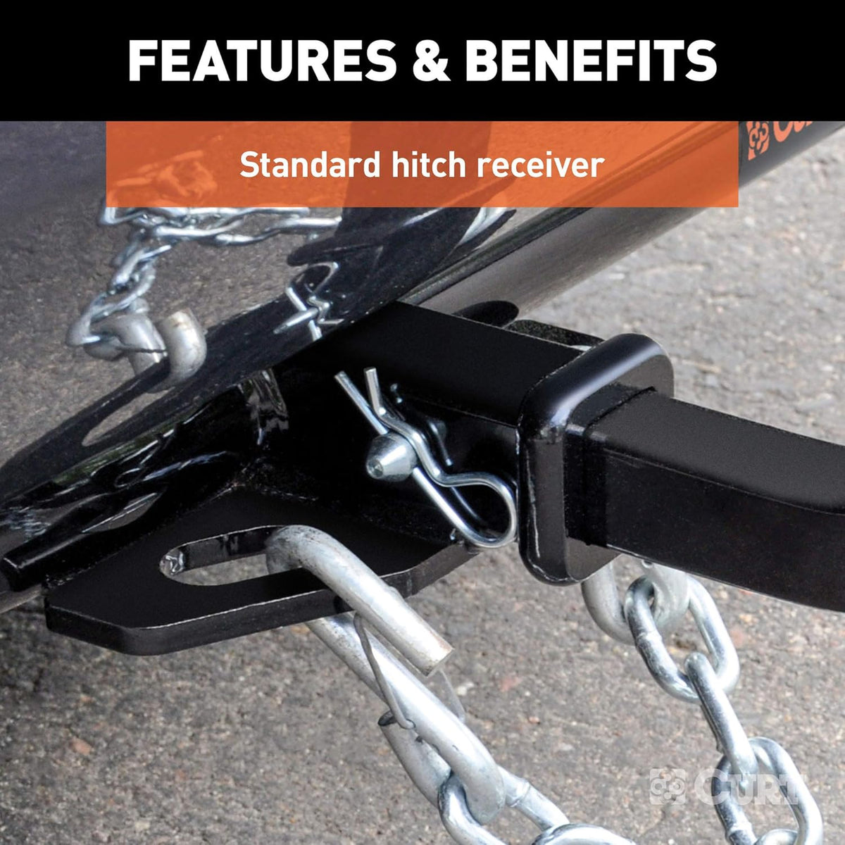 Class 2 Trailer Hitch with Ball Mount, 1-1/4-Inch Receiver Q40649