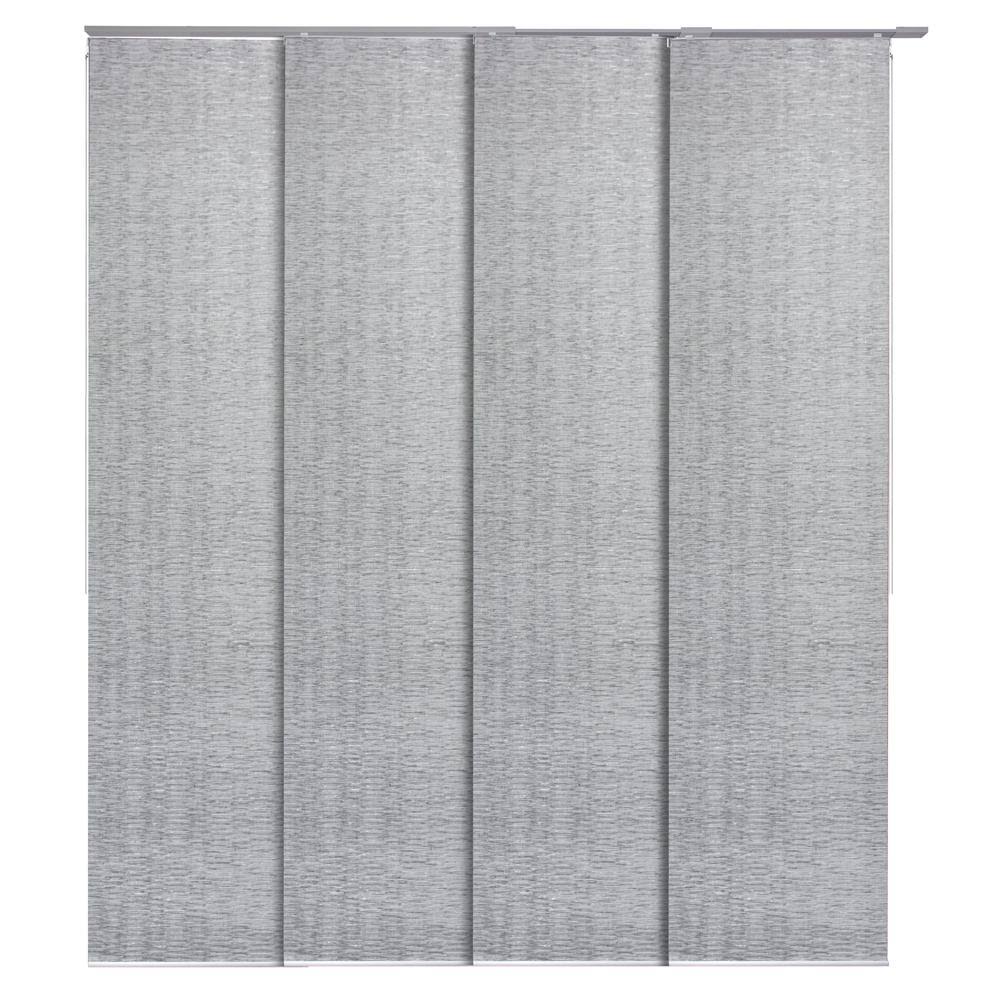 Adjustable Sliding Window Panel Track with 23 in. Slates O866