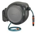 Grey Wall Mounted Retractable Reel with Hose Guide S6474