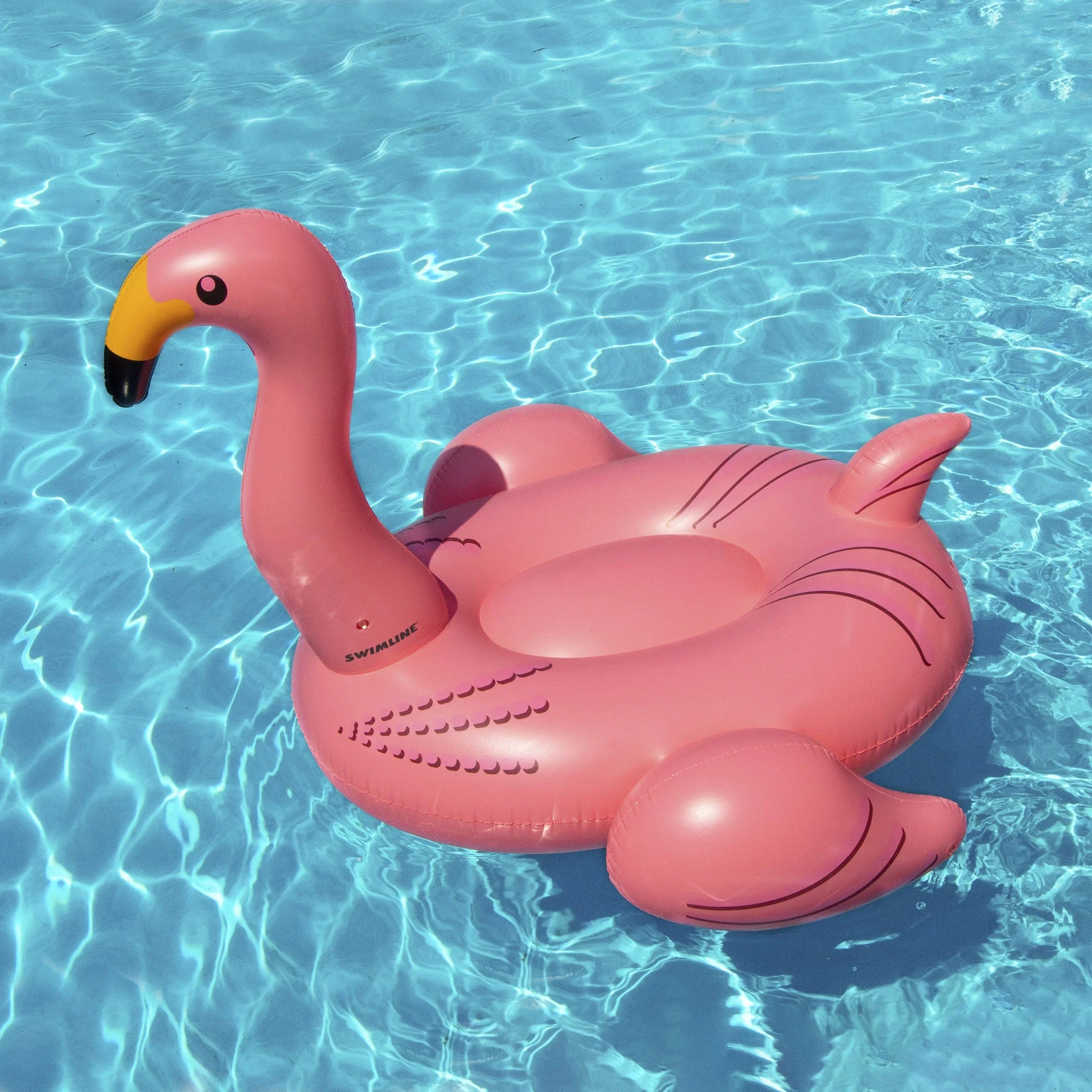 Pink Inflatable Giant Flamingo Pool Float Toy V71817