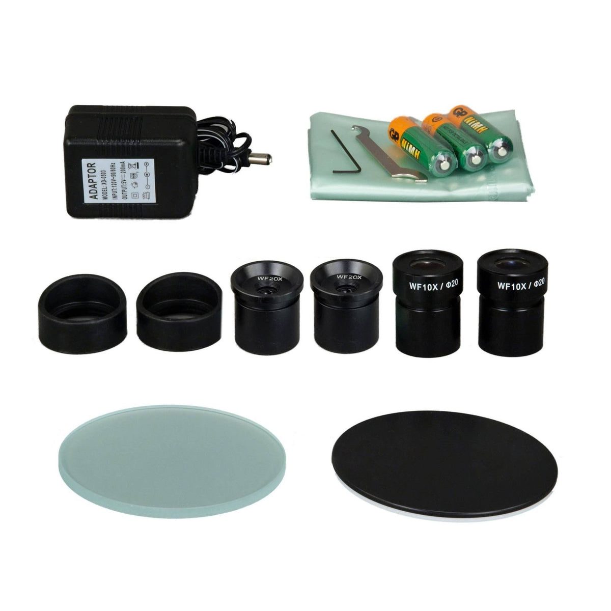 Binocular Stereo Microscope with Dual LED Lights and 1.3MP USB Camera P4549