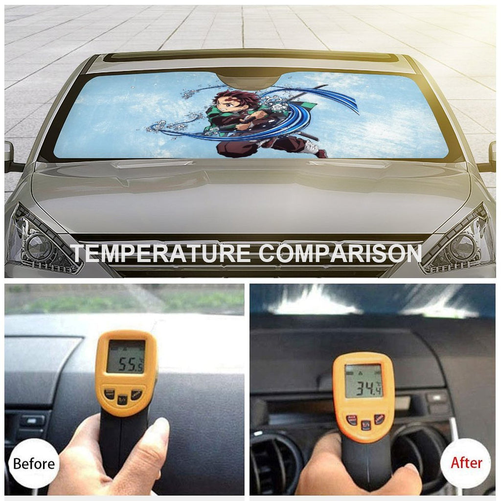 Foldable Reflective Car Windshield Sunshade M916