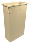 Beige Rectangular Trash Can S205