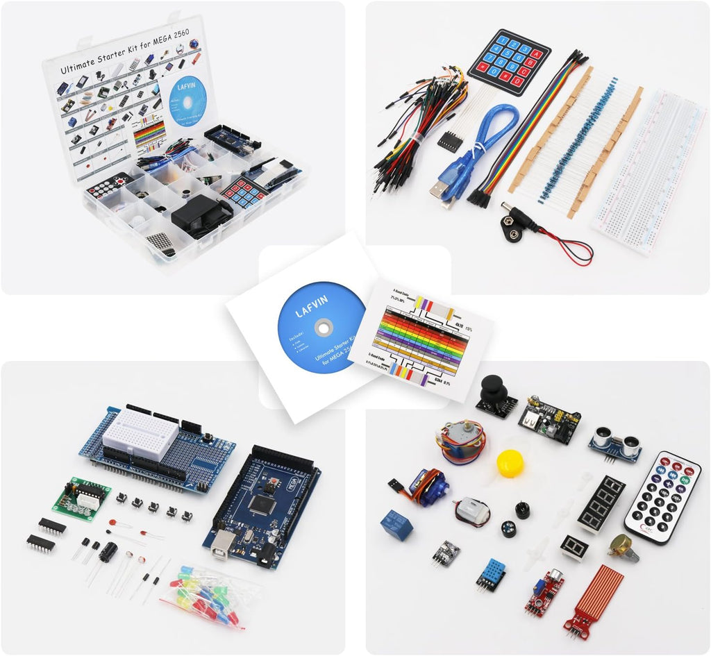 Mega 2560 Project Starter Kit with Tutorial Compatible with Arduino IDE Pack of 2 Z312
