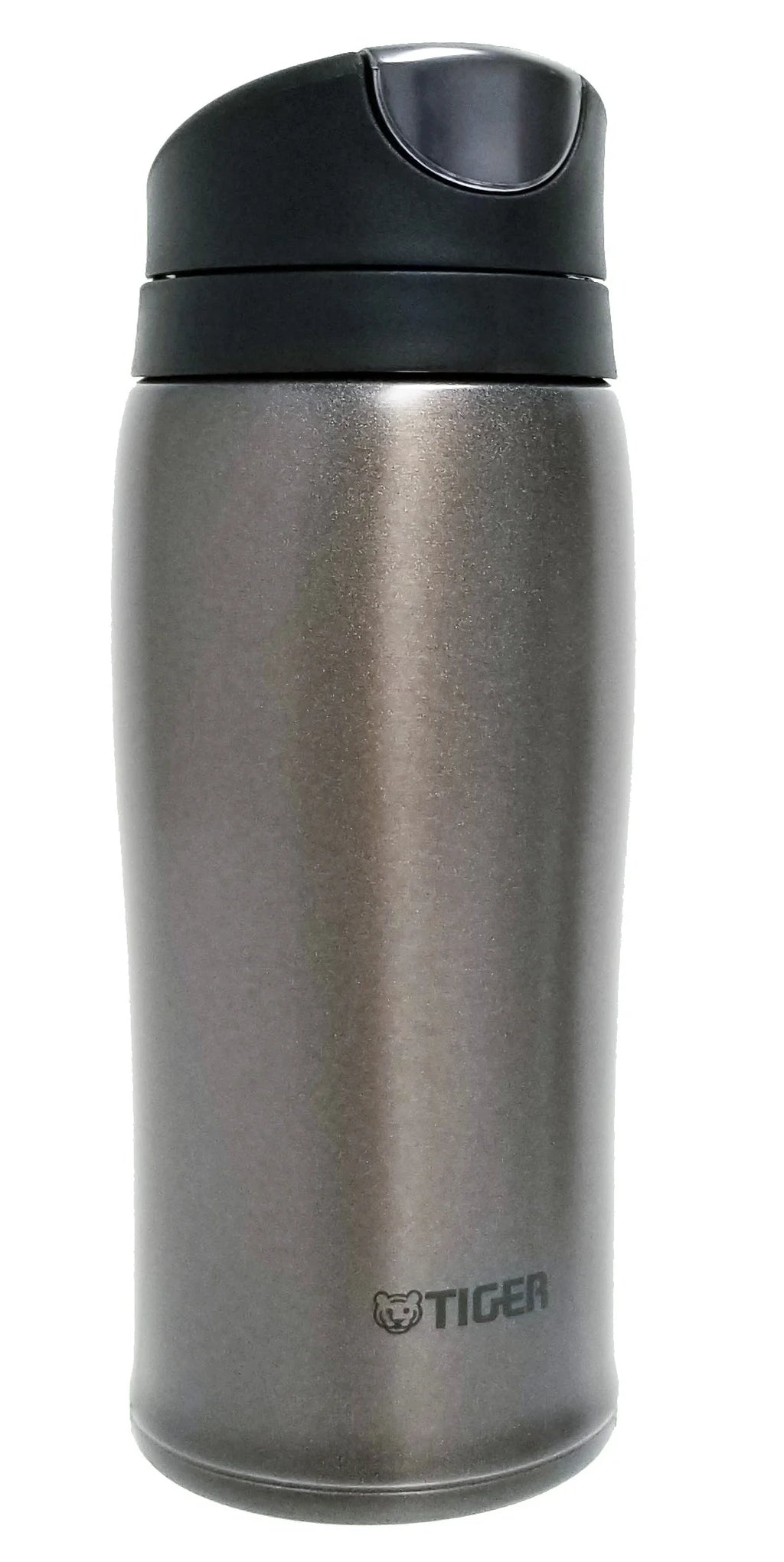 Stainless Steel Bottle With One Push Lid, 12 Oz, Gun Metallic S46091