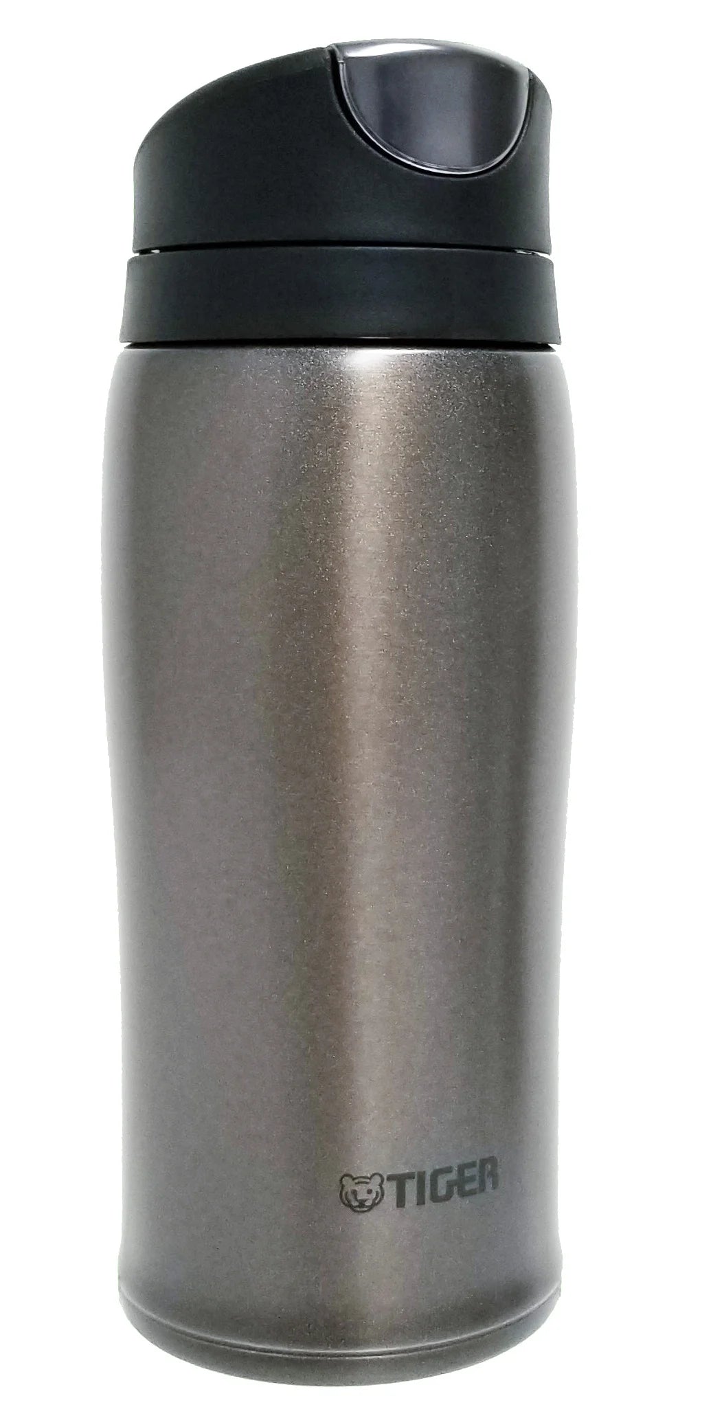 Stainless Steel Bottle With One Push Lid, 12 Oz, Gun Metallic S46091