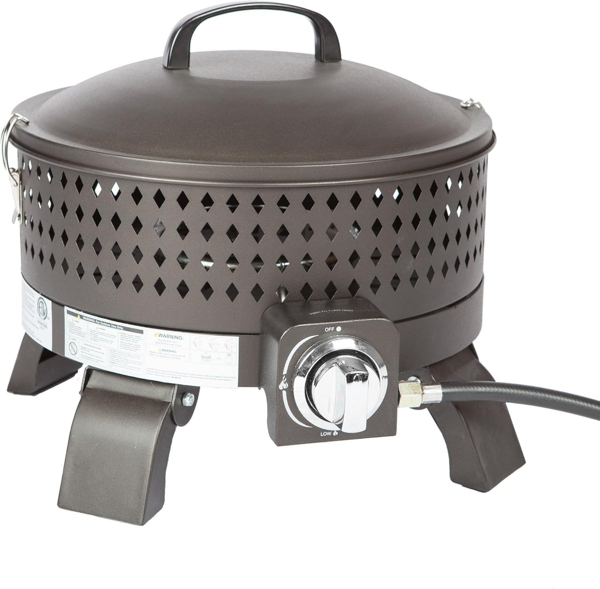 Portable Gas Fire Pit, Dark Bronze S27589