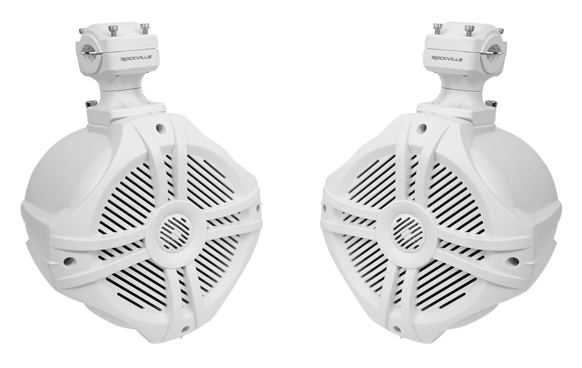 6.5" 800w Marine Boat Speakers with Amp and Wire Kit I1343