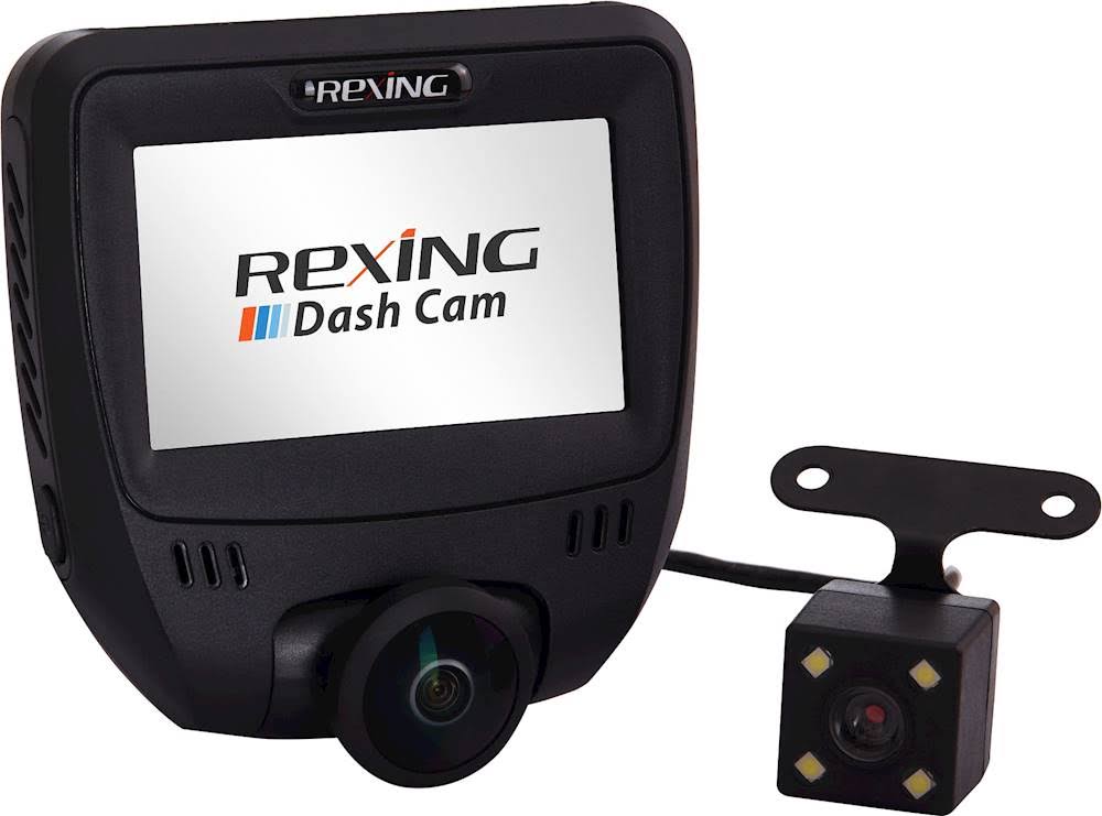 Black Front and Rear Dash Cam P8563
