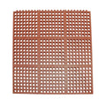 Red Anti-Fatigue Rubber Floor Matting, 5/8 x 36 x 36, Pack of 2 B176