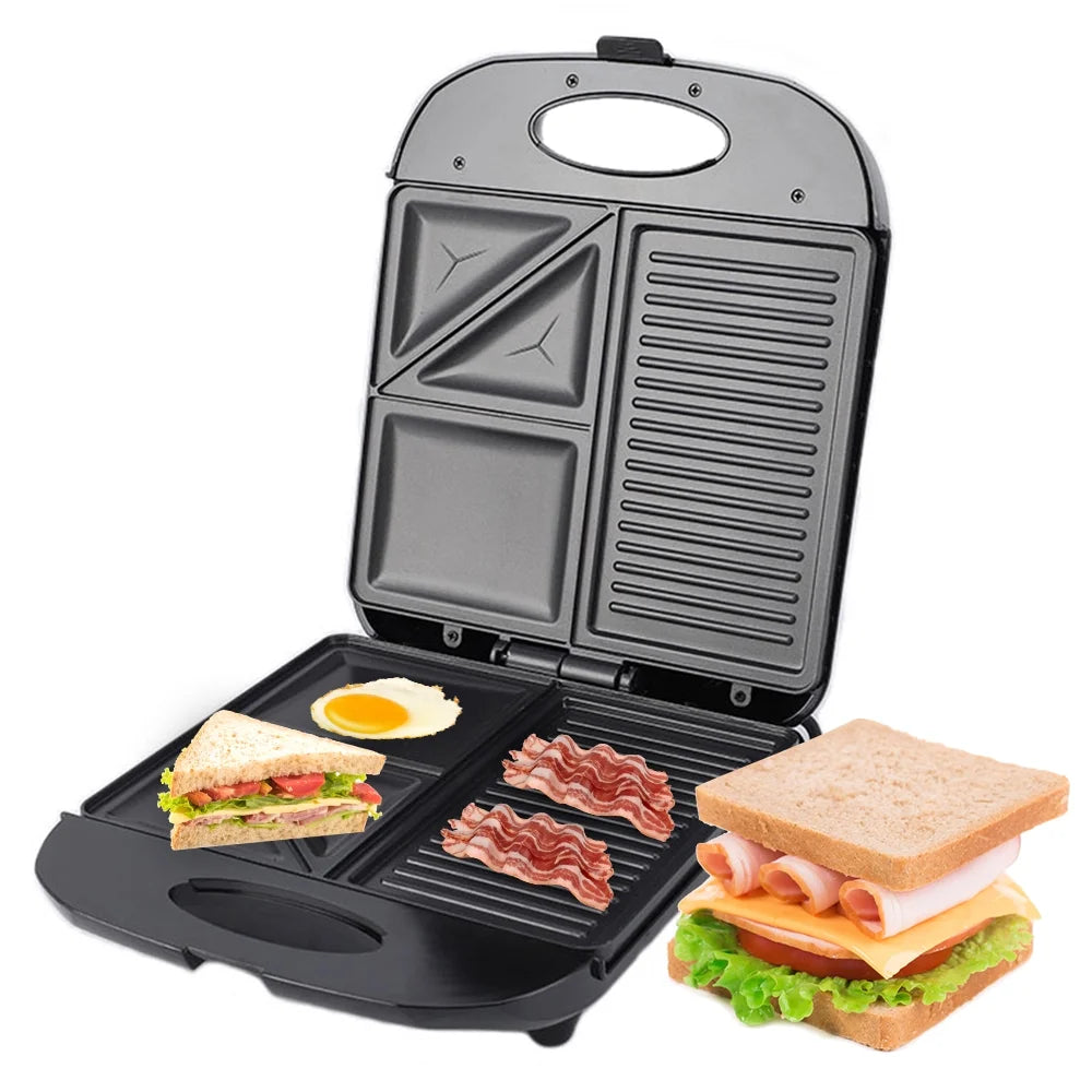 1400W Non-Stick Electric Grill Waffle Maker R2257