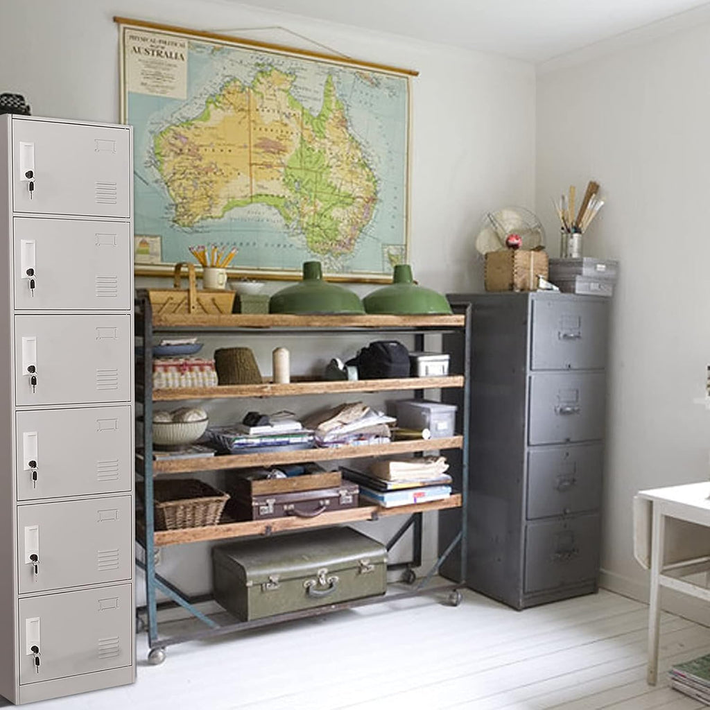 Light Gray Metal Locker Storage Cabinet C161330