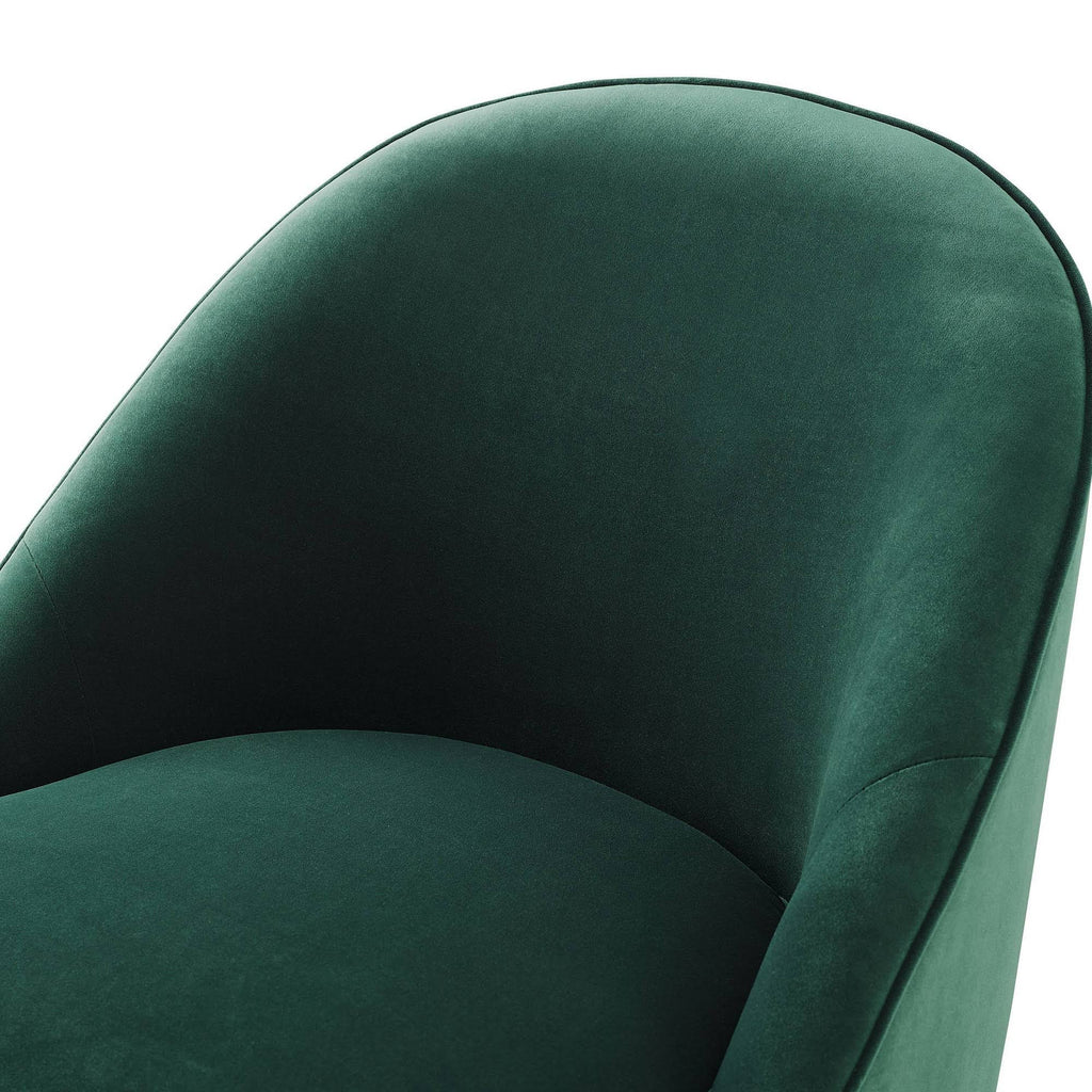 Green Velvet Accent Chair F72156