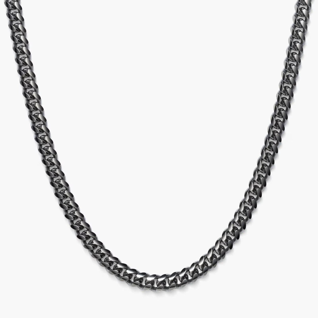 Solid 2.5mm Sterling Silver Miami Cuban Link Chain O892