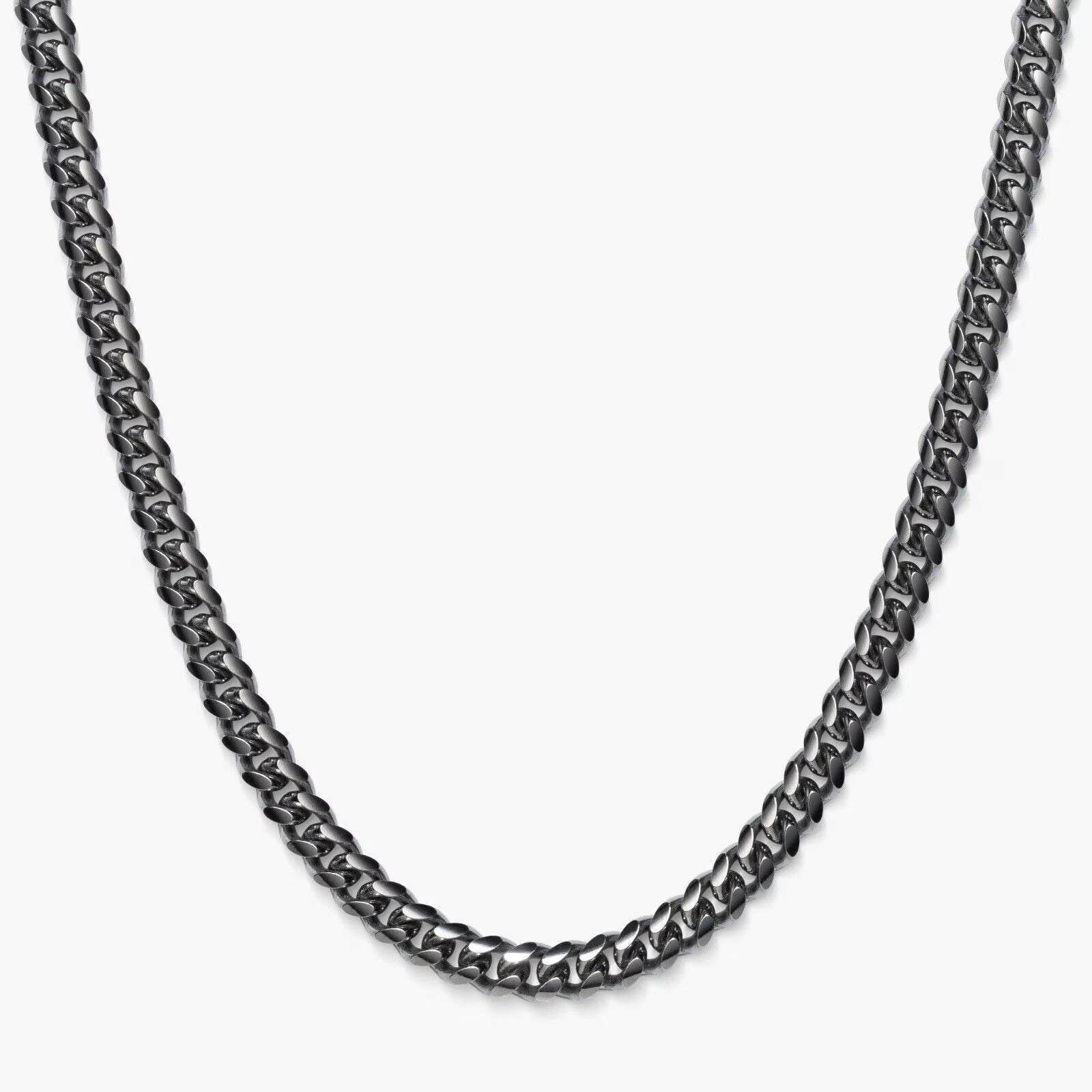 Solid 2.5mm Sterling Silver Miami Cuban Link Chain O892