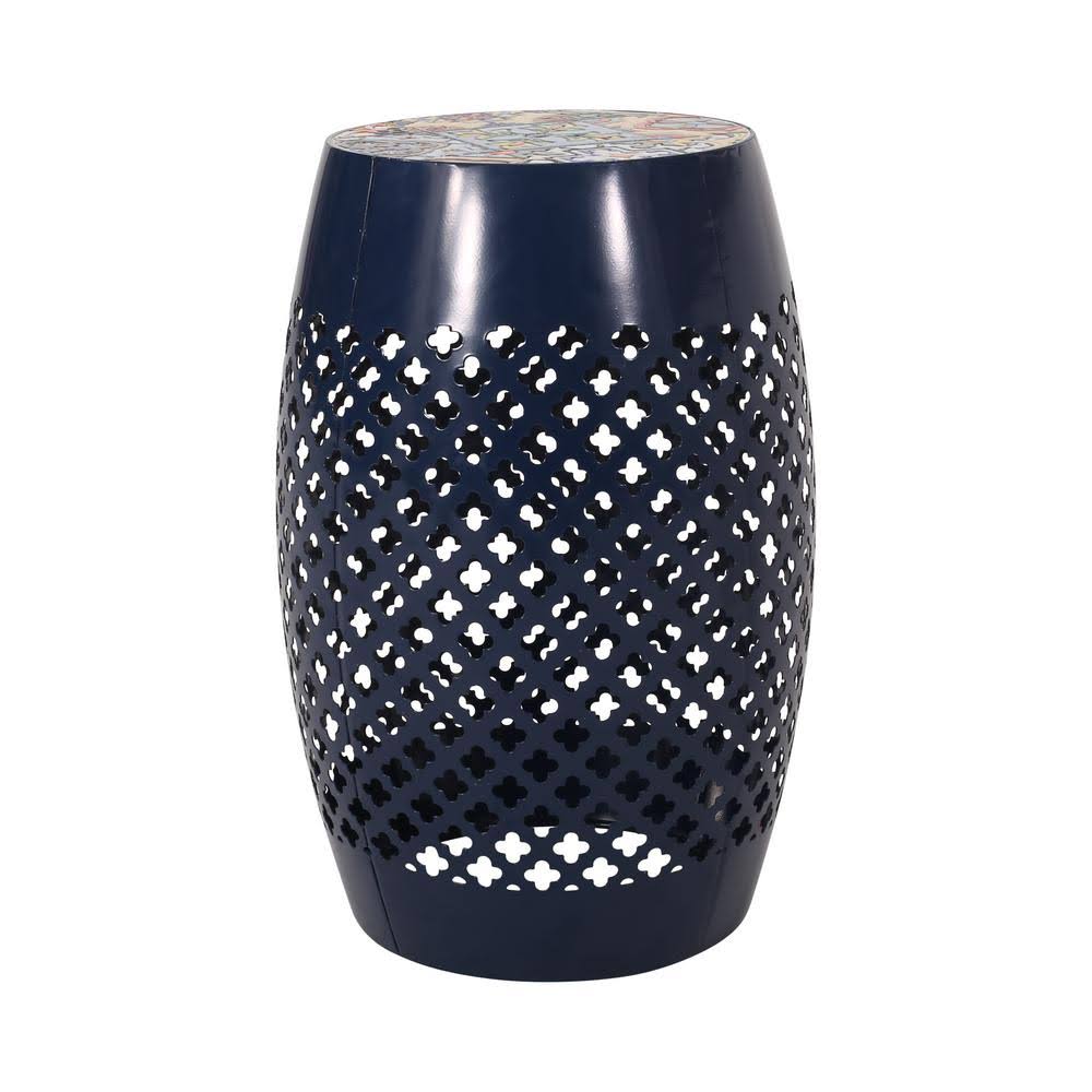 Multicolor Round Marble End Table F789