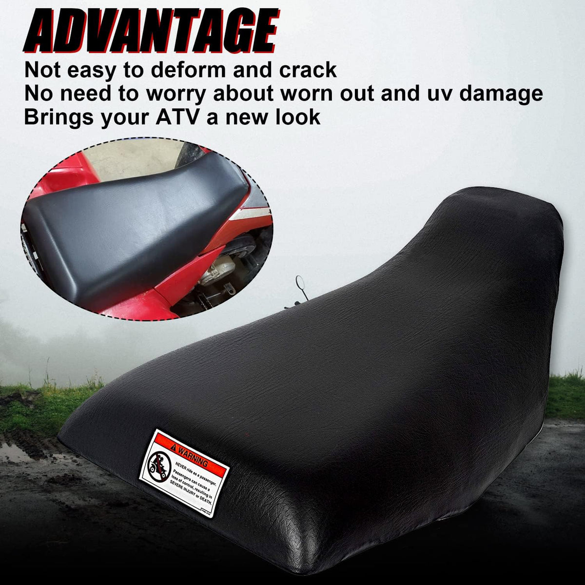 ATV Complete Seat Set Compatible with 1988-2000 Honda TRX300 B2044