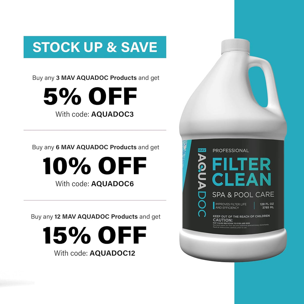 Filter Cleaner Soak for Hot Tub and Pool Cartridge, Pack of 2 N3999