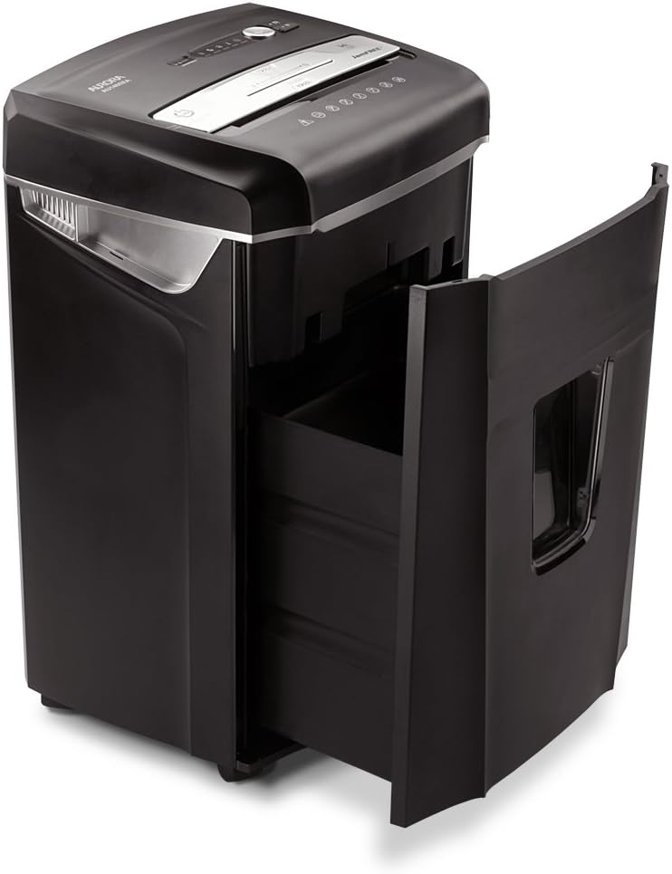14-Sheet Crosscut Paper Shredder with Pull-Out Wastebasket P515