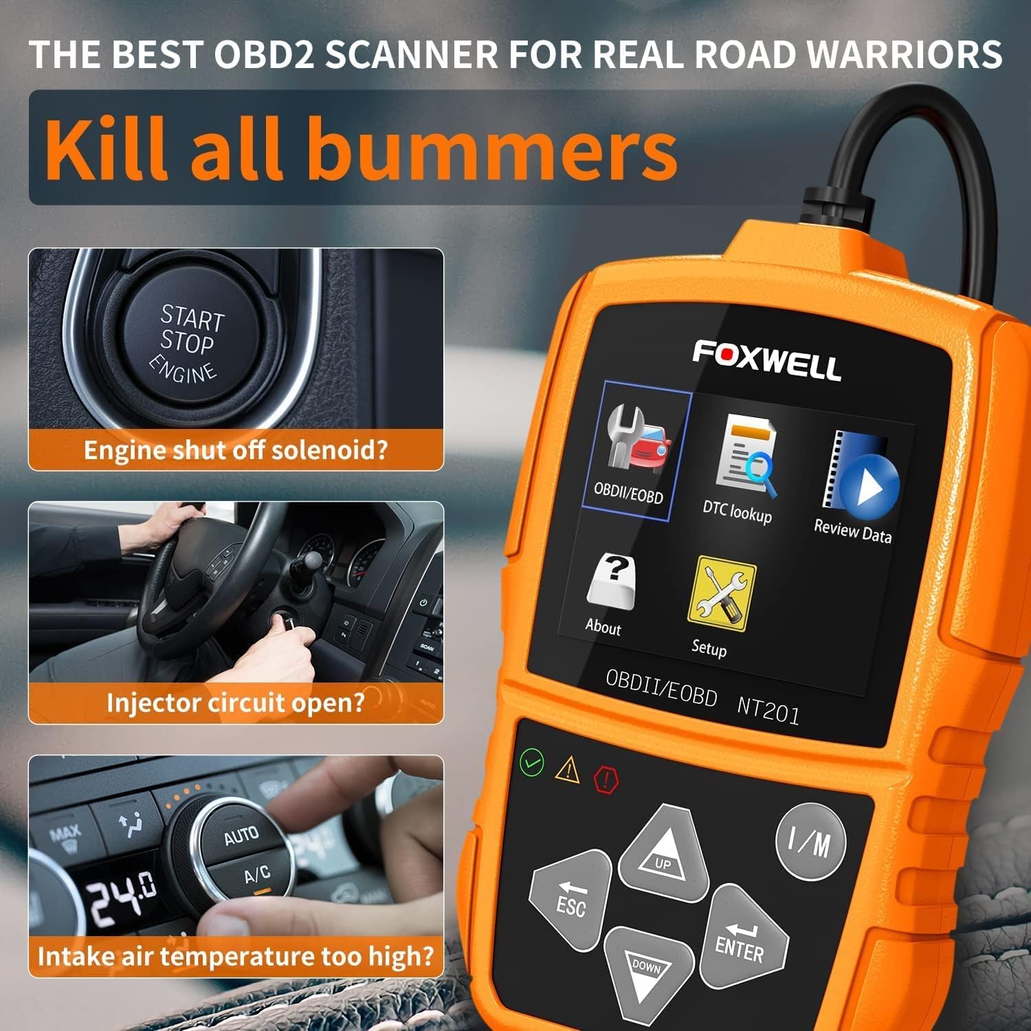 OBD2 Scanner Code Reader Diagnostic Scan Tool Pack of 2 C696238
